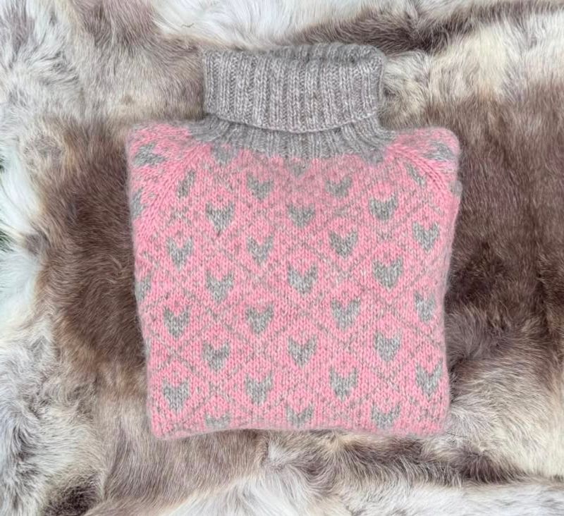 SVARTULV light beige heather - winter morning