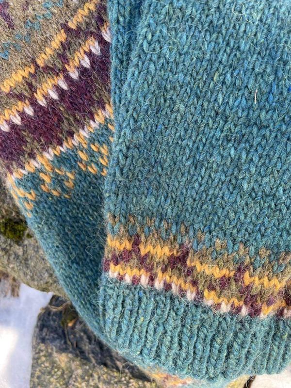 ALASUQ POLAR teal heather - garnpakke