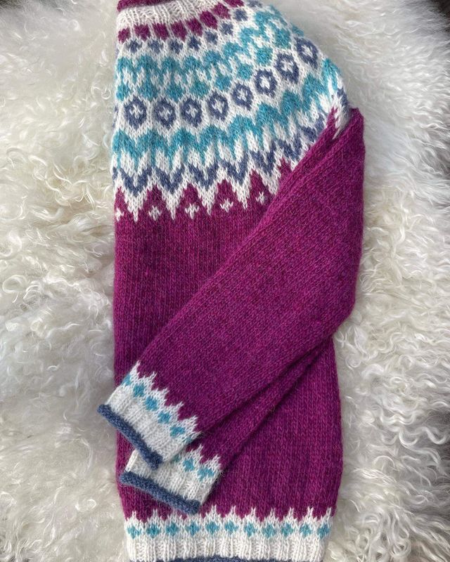 Riddari royal fuchsia - garnpakke