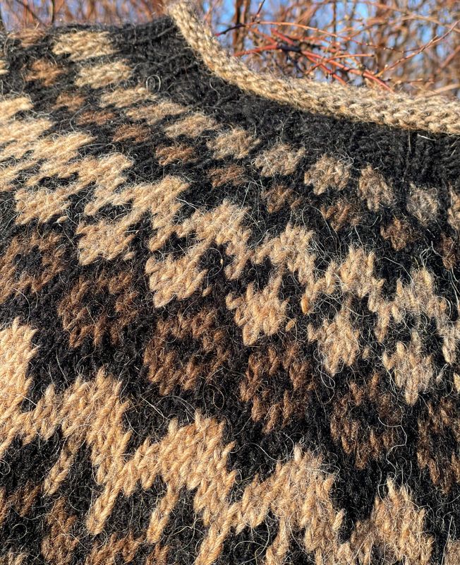 Riddari murkey - sort - garnpakke