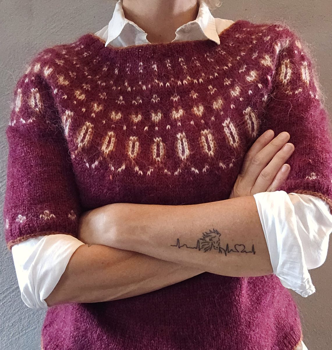 Titsy  Genser - garnpakke rosa