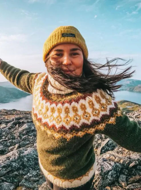 Hovedbilde ČOARVEGIELLA VINTER - garnpakke grønn