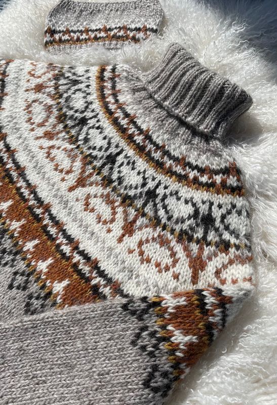 ALASUQ POLAR oatmeal heather - garnpakke