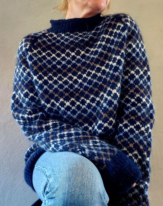 Hovedbilde Bridger Sweater - garnpakke navy