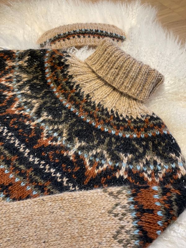 ALASUQ POLAR beige tweed - garnpakke