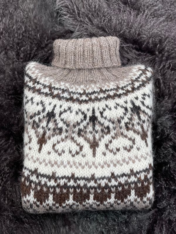 ALASUQ POLAR oatmeal heather- brun garnpakke
