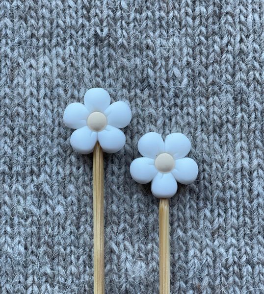 Hovedbilde Maskestopper Blomst hvit-beige