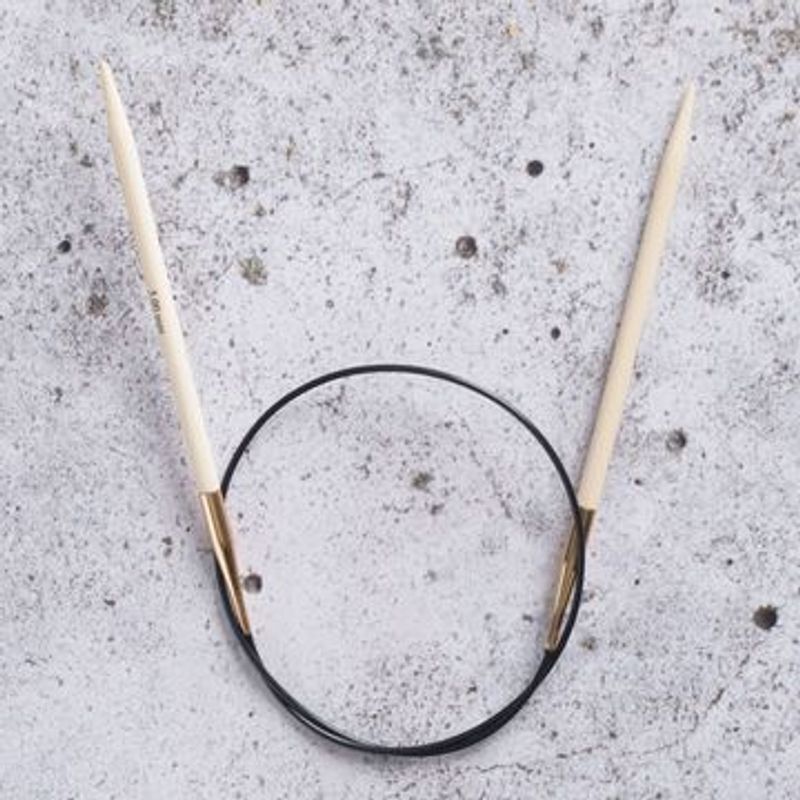 KnitPro Bamboo rundpinne 80 cm 5.0 mm