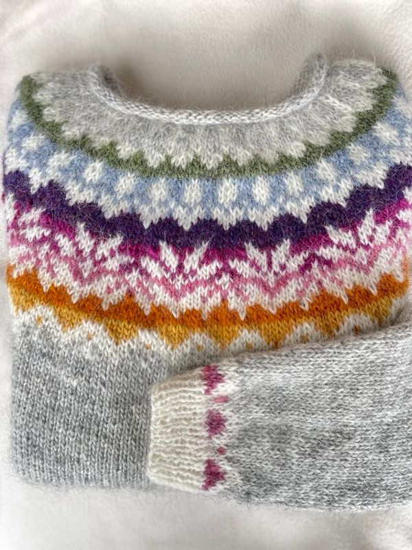 Afmæli light ash heather - garnpakke 