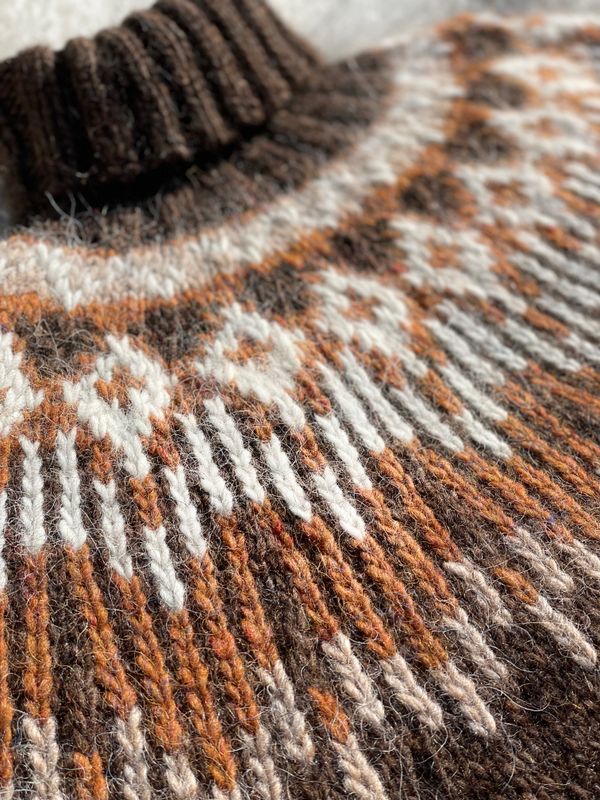 HOPI POLAR  chocolate heather - garnpakke