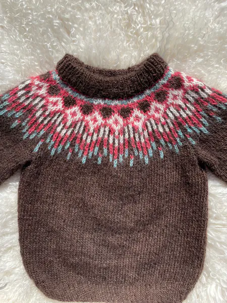 Hovedbilde Hopi genser barn - garnpakke