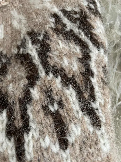 Hovedbilde Tusseladd POLAR  wheat heather - garnpakke