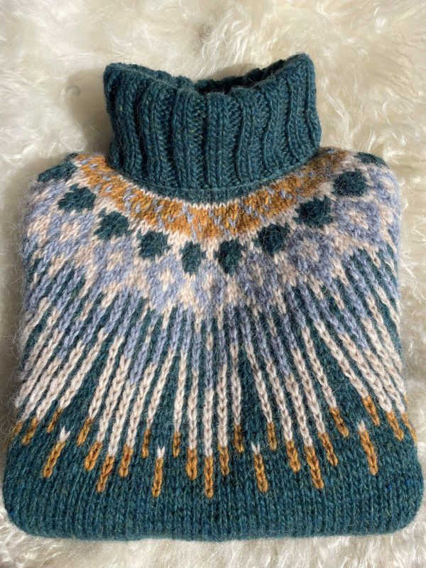 HOPI POLAR teal heather - garnpakke
