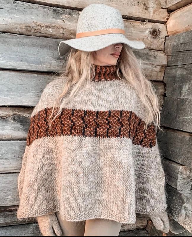 JOKI poncho - garnpakke